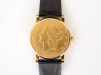 Часы Corum Coin Watch Twenty Dollar Heritage Liberty Double Eagle 22K Yellow Gold 35[3]