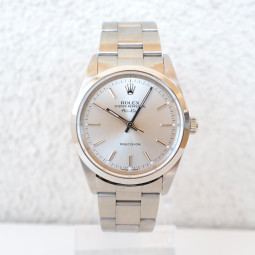 Швейцарський годинник Rolex Air King 34 Silver Dial Steel Automatic