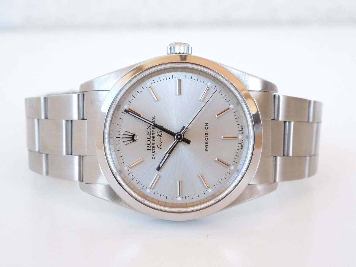 Годинник Rolex Air King 34 Silver Dial Steel Automatic