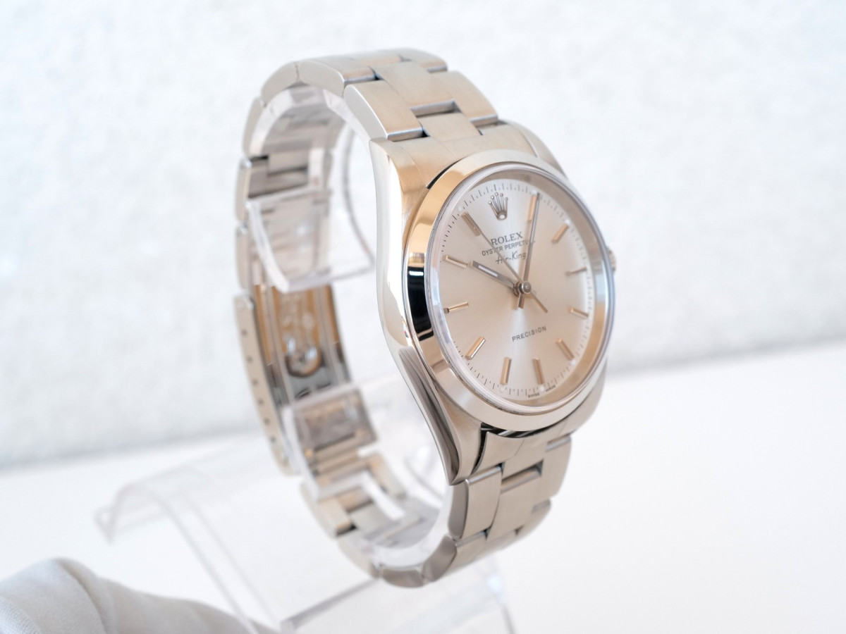 Годинник Rolex Air King 34 Silver Dial Steel Automatic[6]