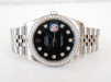 Часы Rolex Datejust 36 Jubilee Steel Black Dial Factory Diamond Bezel