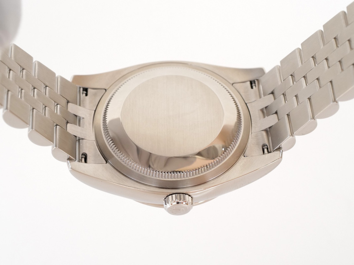 Часы Rolex Datejust 36 Jubilee Steel Black Dial Factory Diamond Bezel[3]