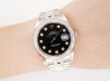 Часы Rolex Datejust 36 Jubilee Steel Black Dial Factory Diamond Bezel[5]
