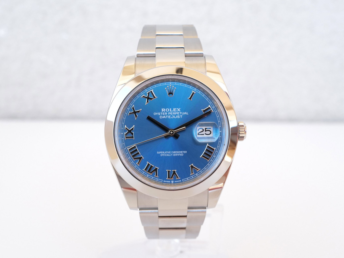 Купить часы Rolex Datejust 41 Blue Roman Dial Oyster Bracelet (2026) NEW