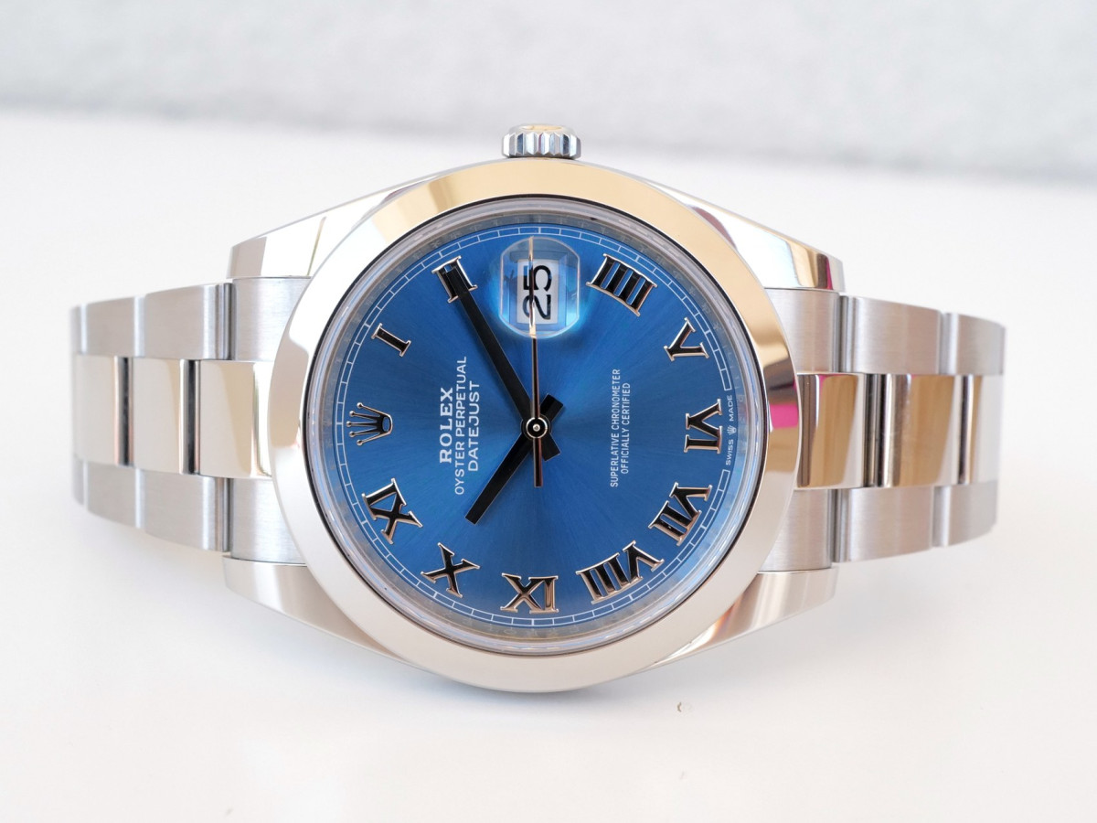 Часы Rolex Datejust 41 Blue Roman Dial Oyster Bracelet (2026) NEW