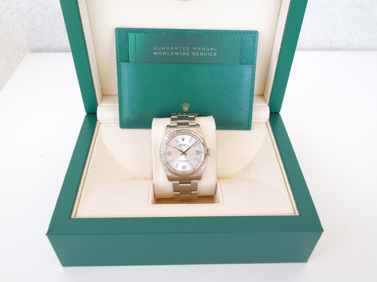 Годинник Rolex Oyster Perpetual 36 Silver Dial[9]