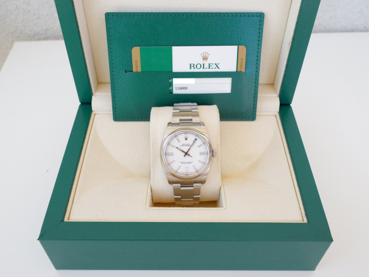 Часы Rolex Oyster Perpetual 36 White Dial[9]