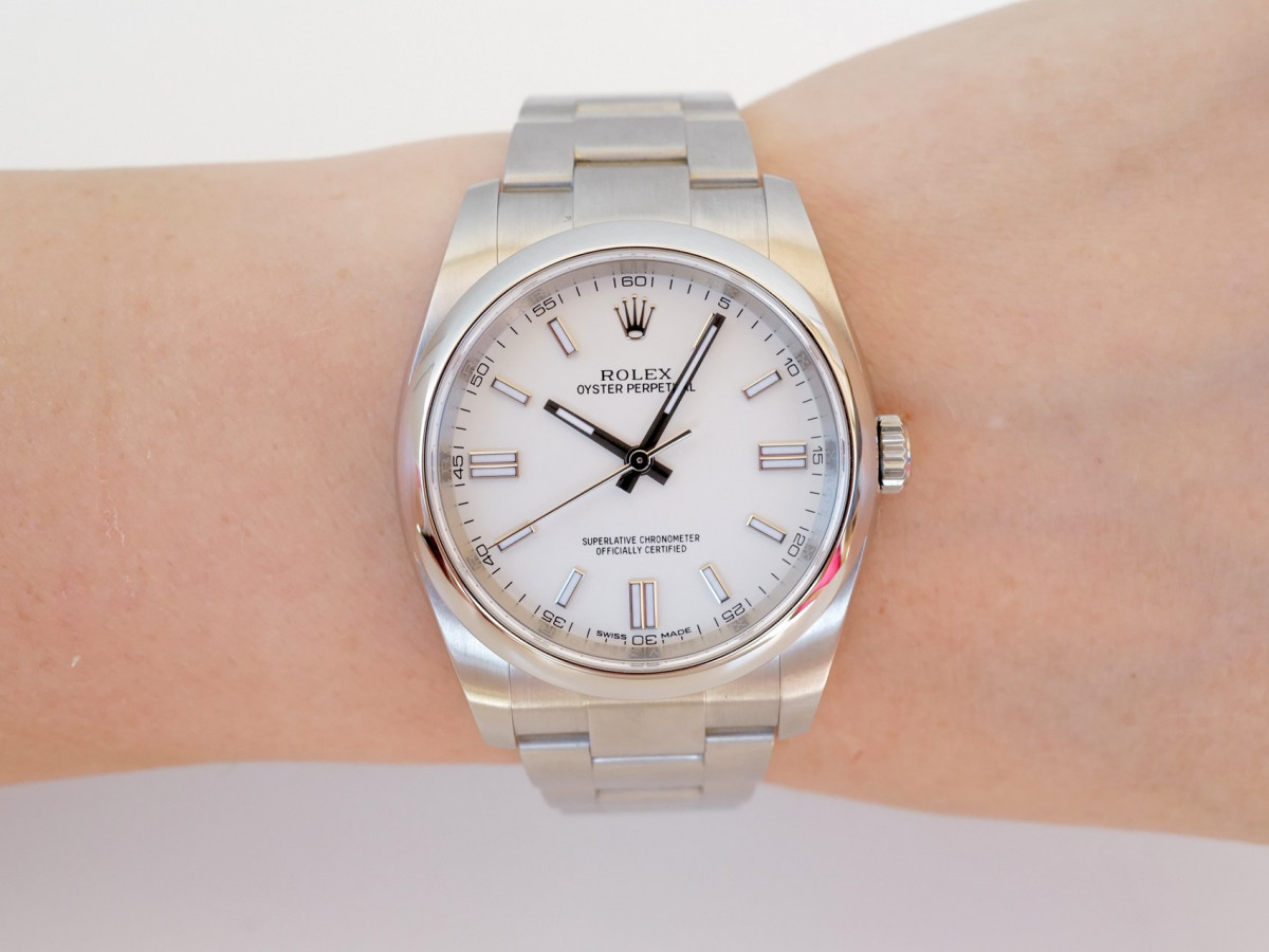 Часы Rolex Oyster Perpetual 36 White Dial[5]