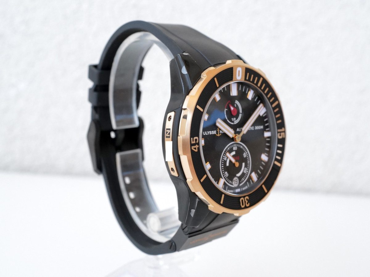 Часы Ulysse Nardin Diver Titanium 18K Rose Gold 44 NEW[6]