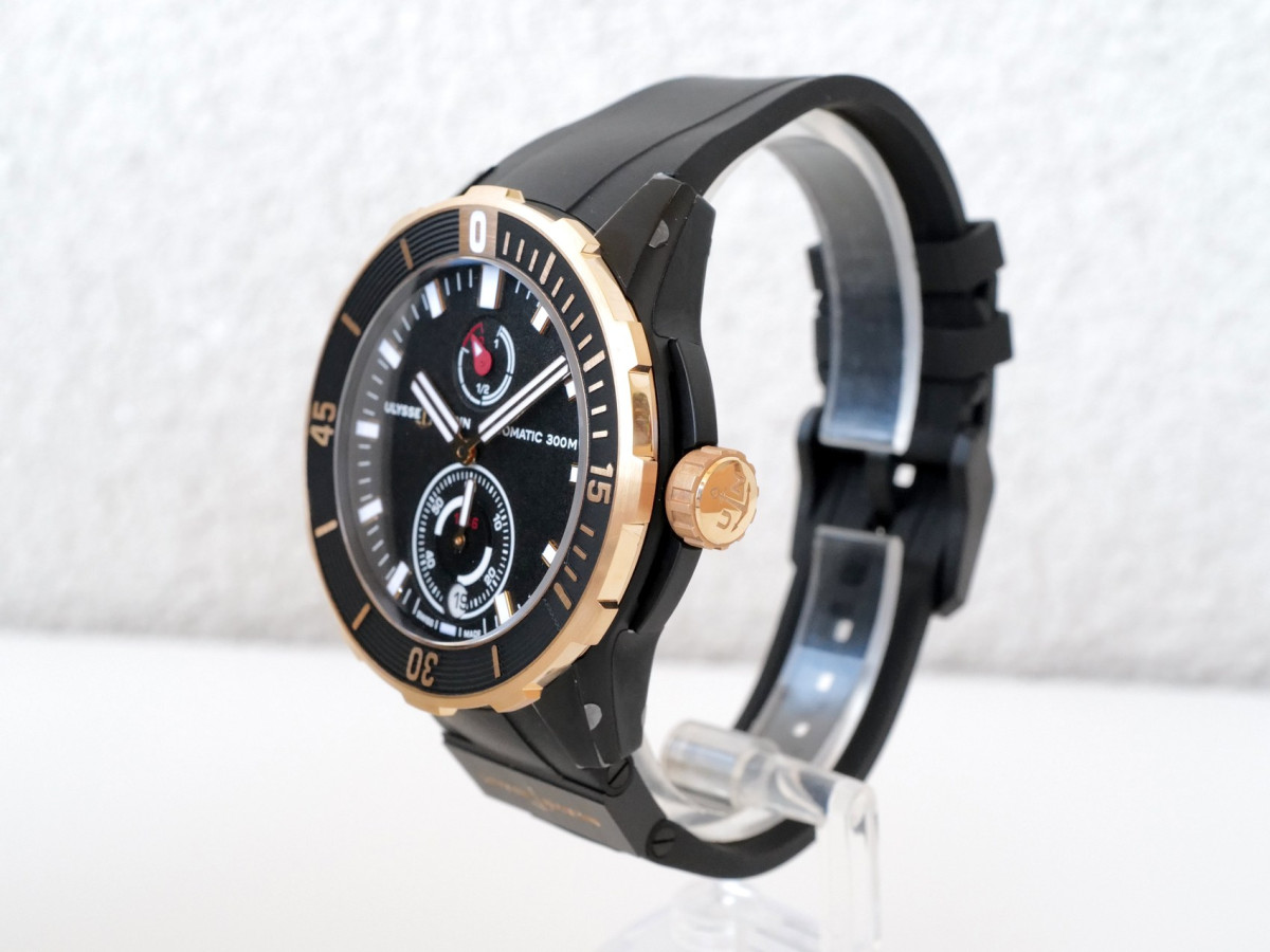 Часы Ulysse Nardin Diver Titanium 18K Rose Gold 44 NEW[7]