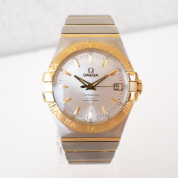 Omega Constellation Co-Axial Steel 18K Yellow Gold 35mm Swiss watch
