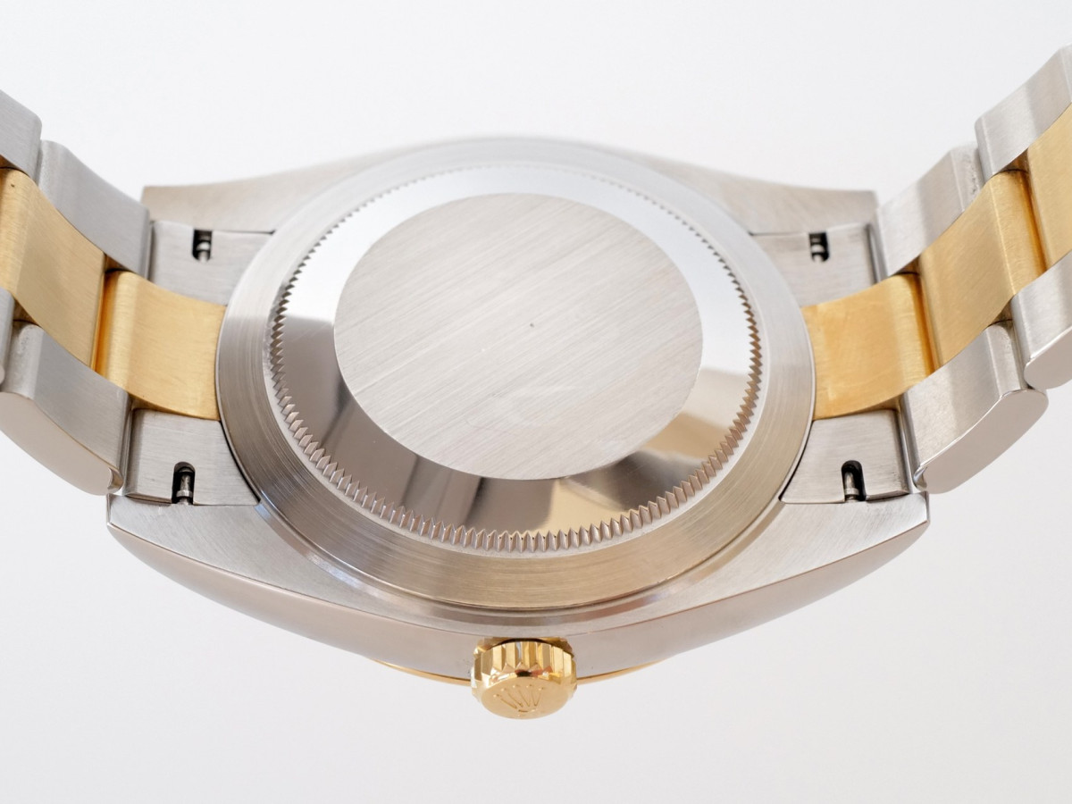 Годинник Rolex Datejust 41mm Oyster Steel 18K Yellow Gold Black Dial[3]