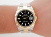Годинник Rolex Datejust 41mm Oyster Steel 18K Yellow Gold Black Dial[5]