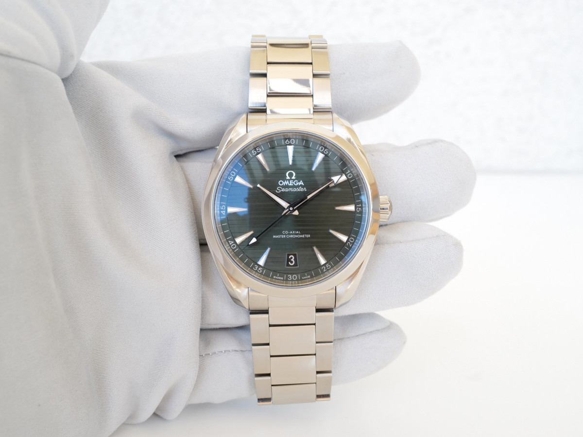 Часы Omega Seamaster Aqua Terra 150M 41mm Green Dial[8]