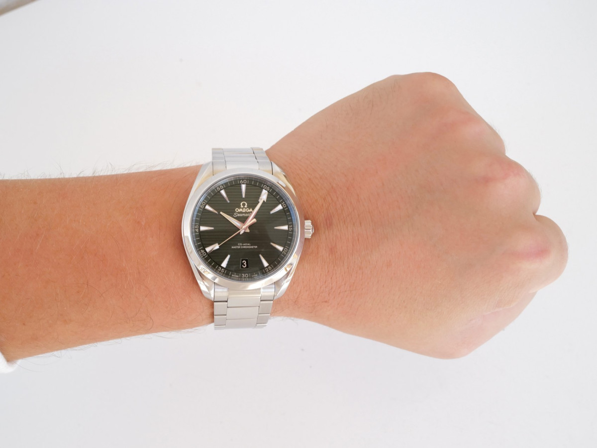 Часы Omega Seamaster Aqua Terra 150M 41mm Green Dial[4]