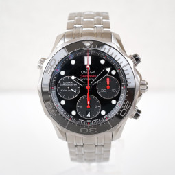 Швейцарський годинник Omega Seamaster Diver 300M Black Dial Chronograph 41,5mm