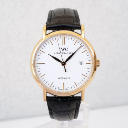 Швейцарський годинник IWC Portofino Automatic 18K Rose Gold White Dial 39mm
