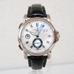 Швейцарские часы Ulysse Nardin Dual Time GMT Big Date Silver Dial