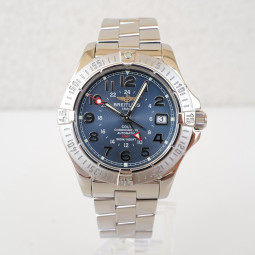 Швейцарський годинник Breitling Colt GMT Blue Dial 41mm