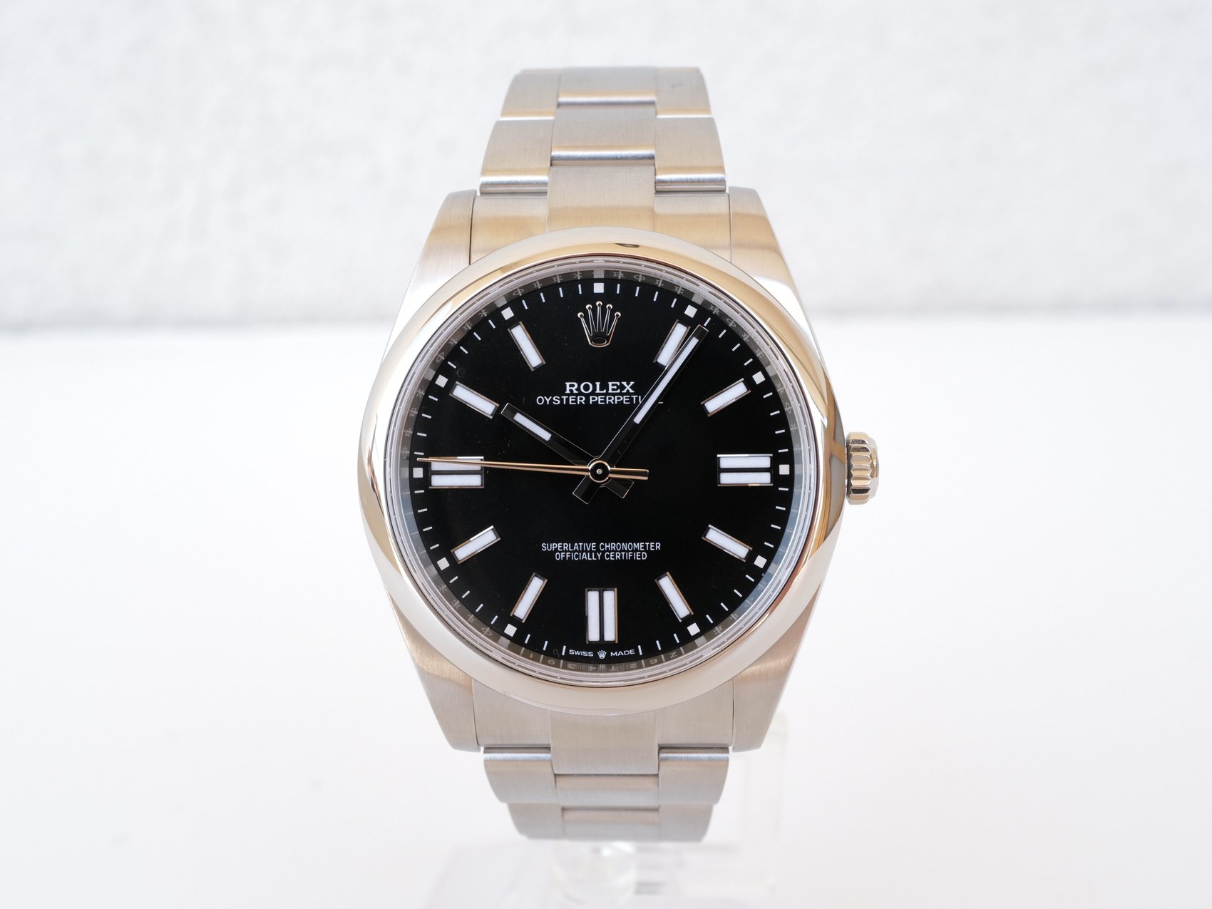 ROLEX OYSTER PERPETUALブラックダイヤル Часы Rolex Oyster Perpetual 41 mm Black Dial (2024) NEW: купить по